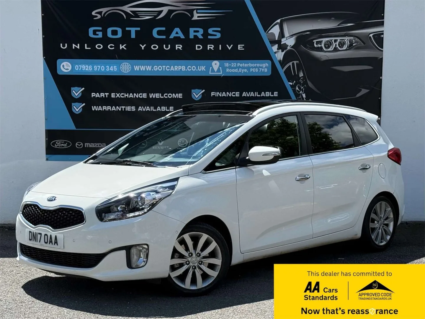 2017 Kia Carens 1.7 CRDi 4 MPV 5dr Diesel Manual Euro 6 (s/s) (139 bhp)