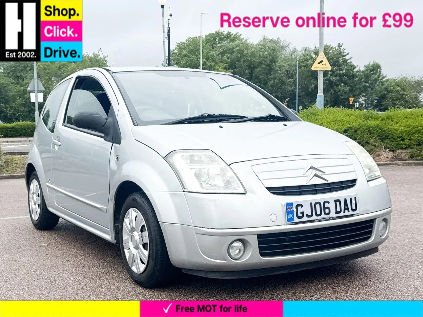 2006 Citroen C2 1.1i SX Hatchback 3dr Petrol Manual (138 g/km, 59 bhp)