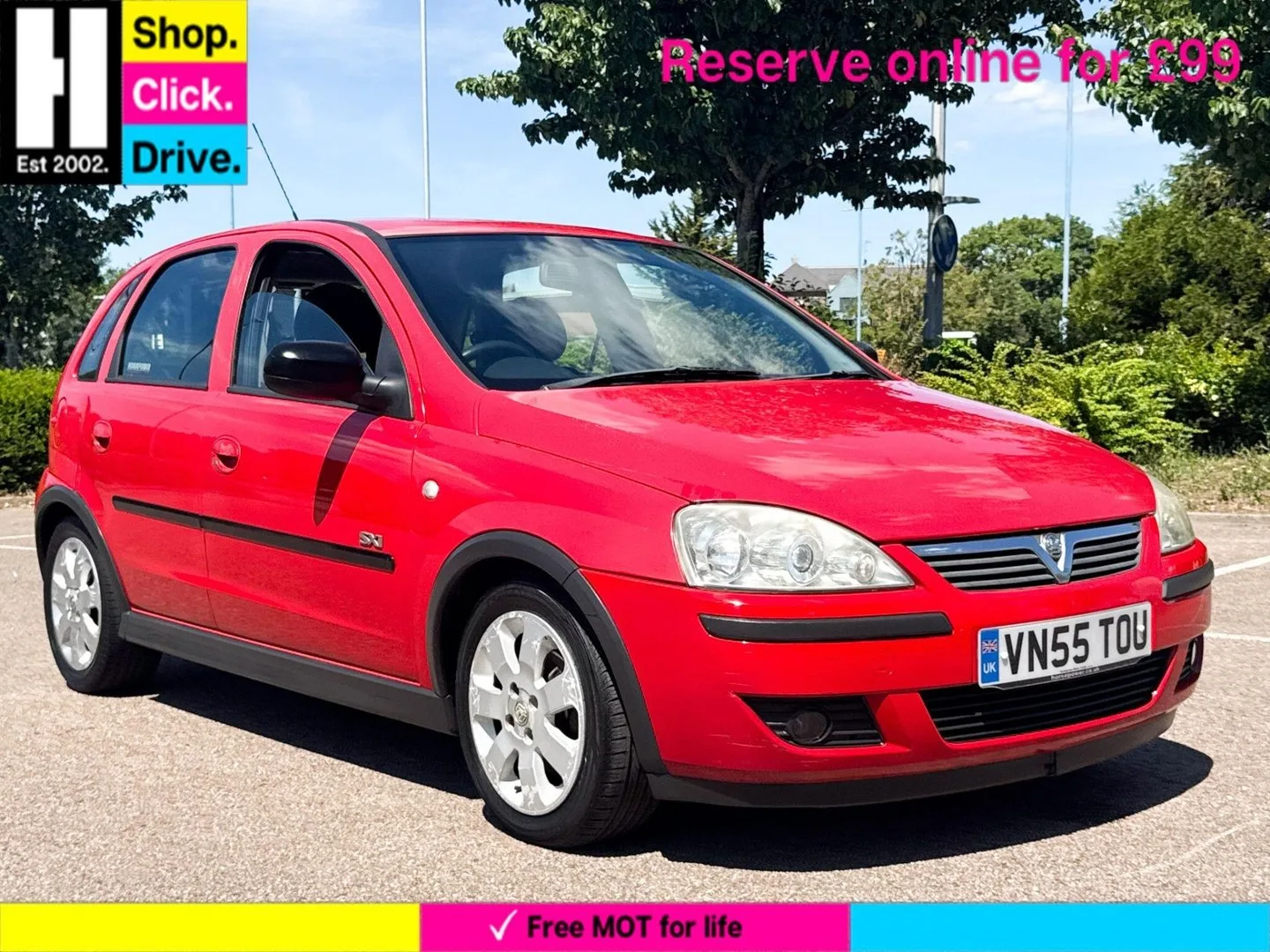 2005 Vauxhall Corsa 1.4i 16v SXi Hatchback 5dr Petrol Manual (142 g/km, 89 bhp)