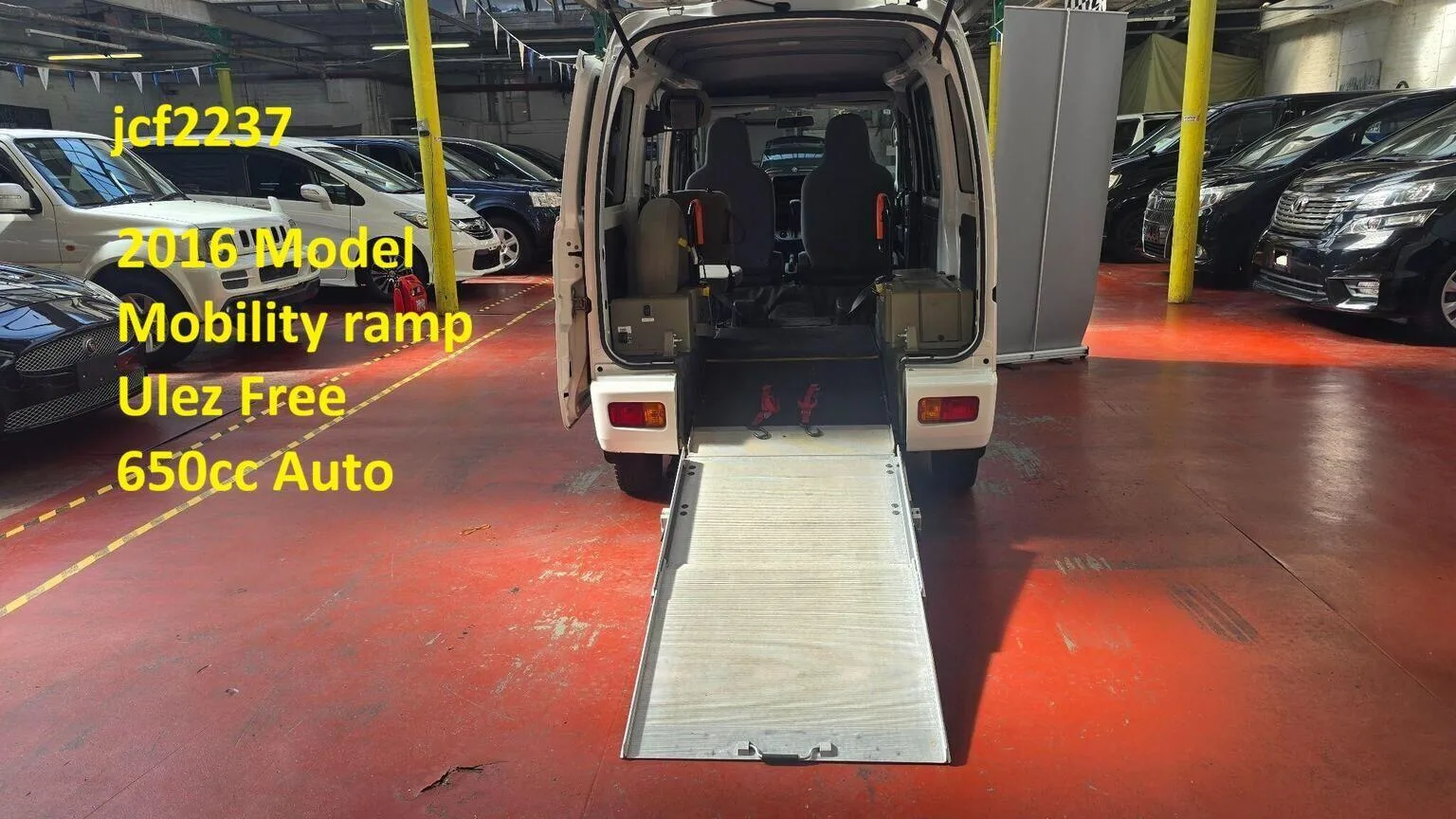 2016 Daihatsu Hijet 650cc 4wd auto Mobility ramp ulez free