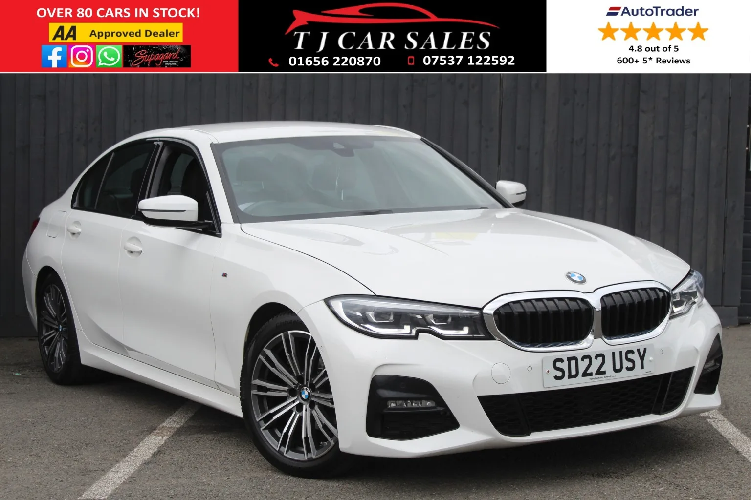 2022 BMW 3 Series 2.0 318i M Sport Saloon