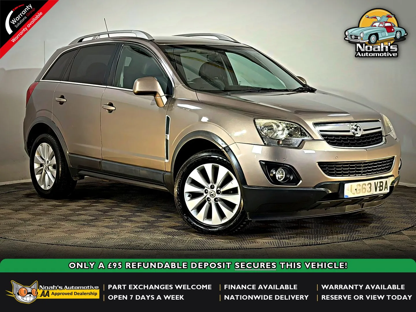 2013 Vauxhall Antara DIAMOND 2.2 CDTI 4X4 AUTOMATIC