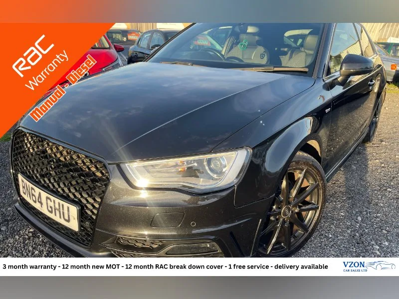 2014 Audi A3 2.0 TDI S line Hatchback 3dr Diesel Manual Euro 5 (s/s) (150 ps)