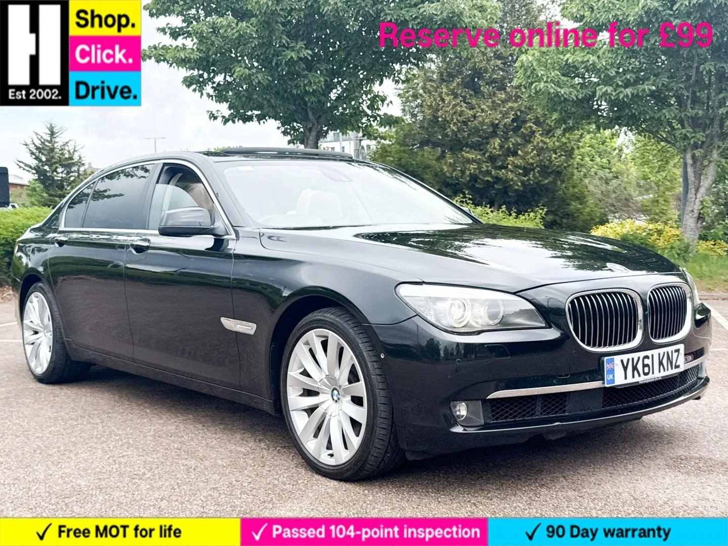 2011 BMW 7 Series 4.4 750Li V8 Auto Euro 5 4dr