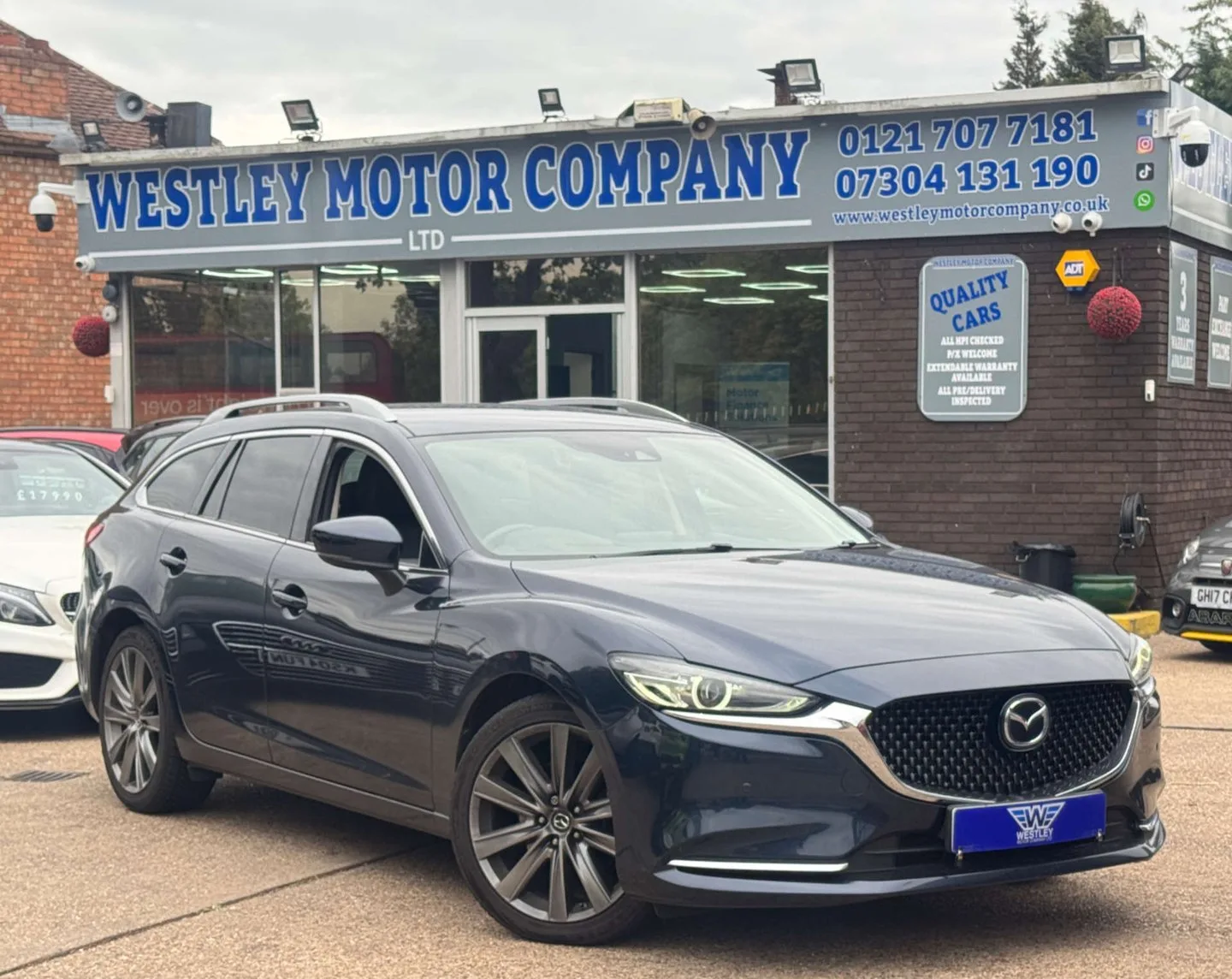 2018 Mazda 6 2.2 SKYACTIV-D Sport Nav+ Tourer 5dr Diesel Manual Euro 6 (s/s) (184 ps)