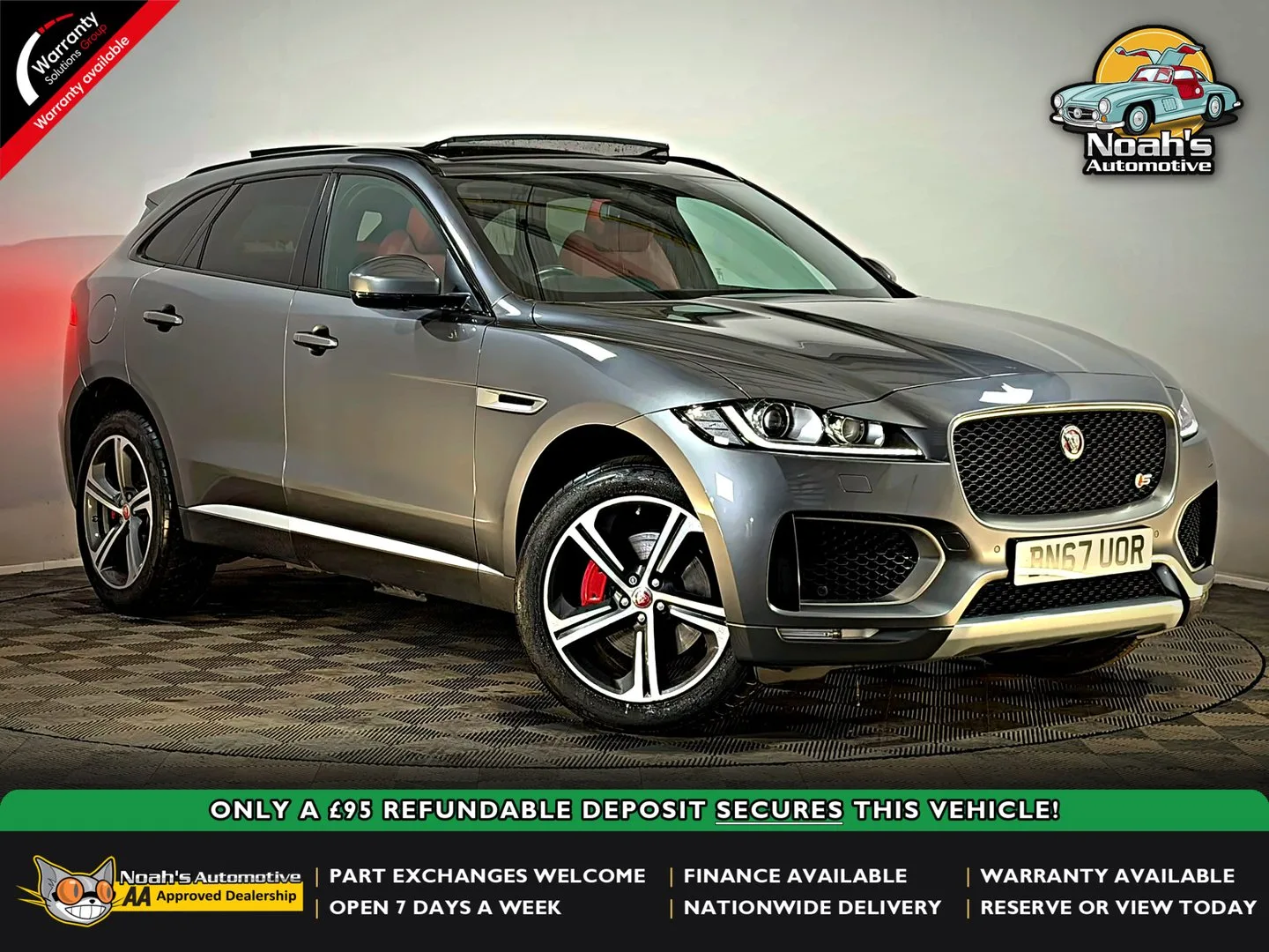 2017 Jaguar F-Pace S 3.0 V6 DIESEL AWD AUTOMATIC