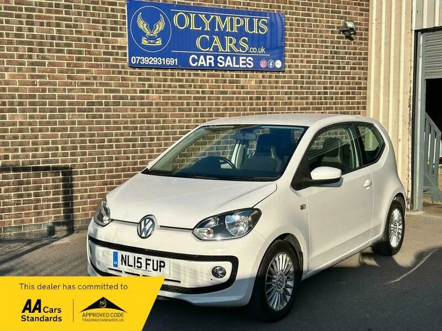 2015 Volkswagen Up! 1.0 BlueMotion Tech High up! Euro 5 (s/s) 3dr