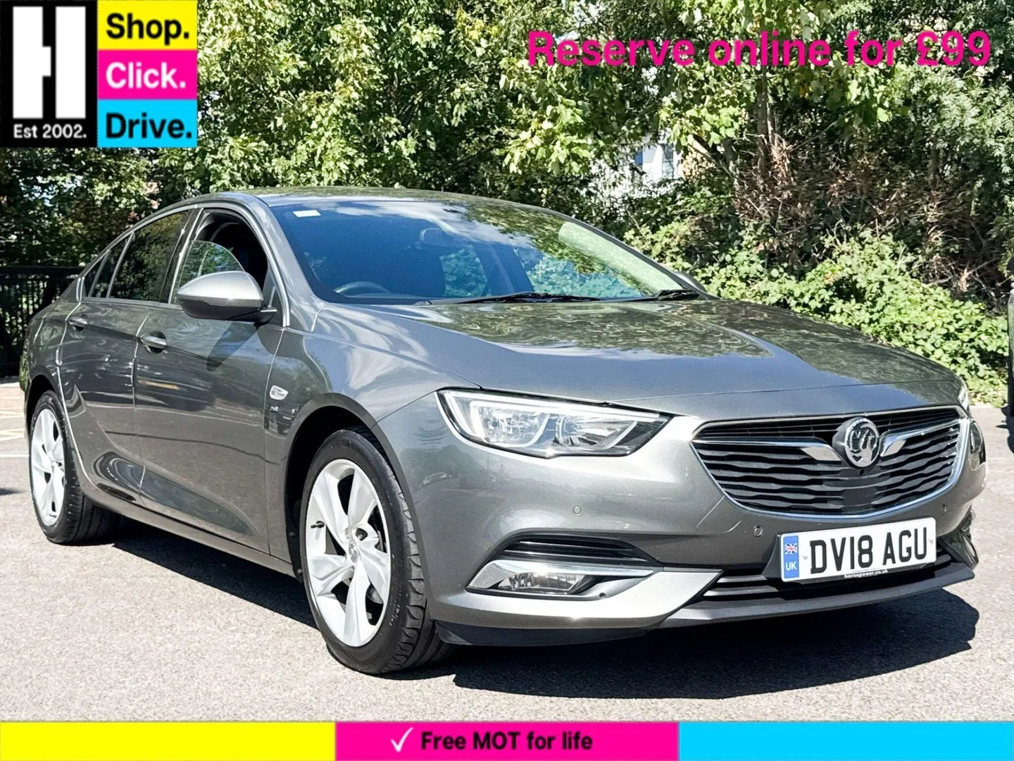 2018 Vauxhall Insignia 1.5i Turbo SRi Nav Grand Sport 5dr Petrol Manual Euro 6 (s/s) (165 ps)