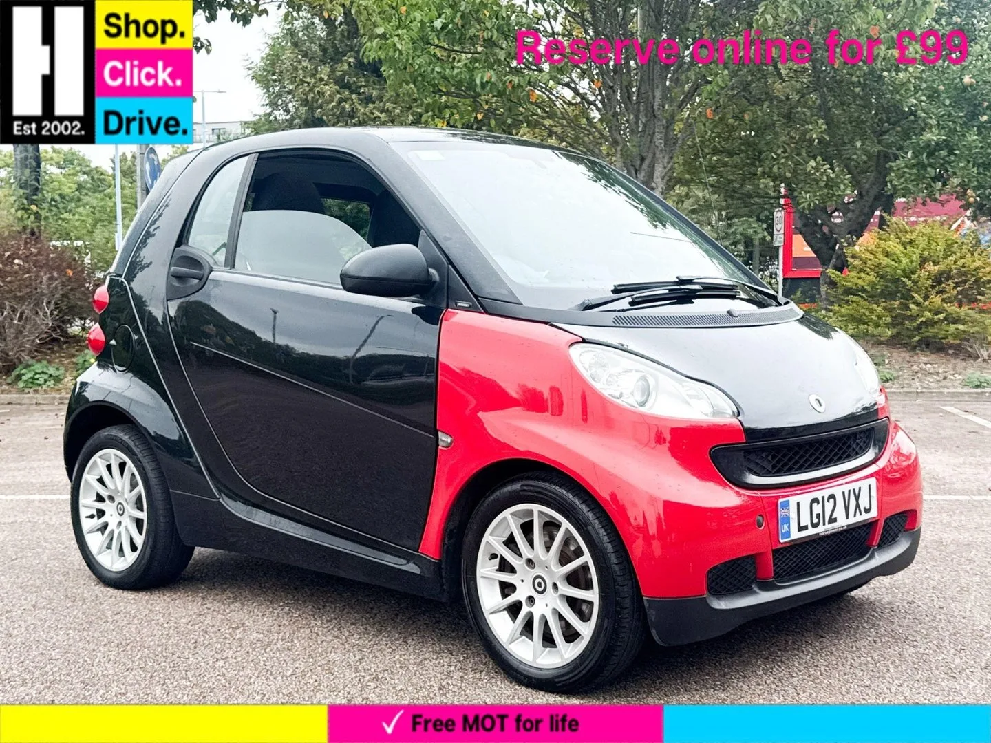 2012 smart Fortwo Coupe 1.0 MHD Passion Coupe 2dr Petrol SoftTouch Euro 5 (s/s) (71 bhp)
