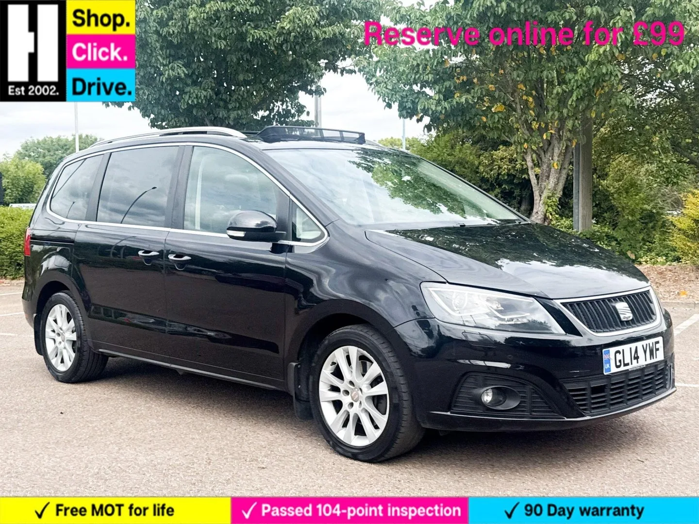 2014 SEAT Alhambra 2.0 TDI SE Lux MPV 5dr Diesel DSG Euro 5 (s/s) (177 ps)