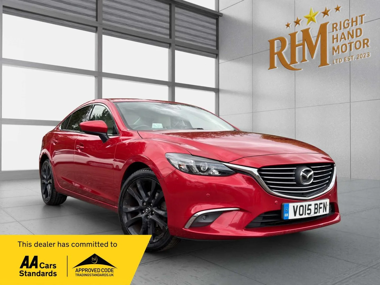 2015 Mazda 6 2.2 SKYACTIV-D Sport Nav Saloon 4dr Diesel Auto Euro 6 (s/s) (175 ps)