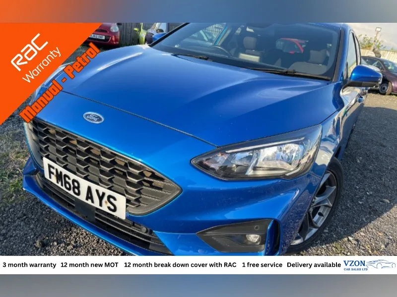 2019 Ford Focus 1.0T EcoBoost ST-Line Hatchback 5dr Petrol Manual Euro 6 (s/s) (125 ps)