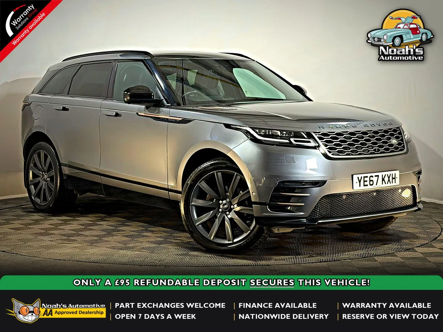 2017 Land Rover Range Rover Velar R-DYNAMIC HSE D240 AUTOMATIC 4WD