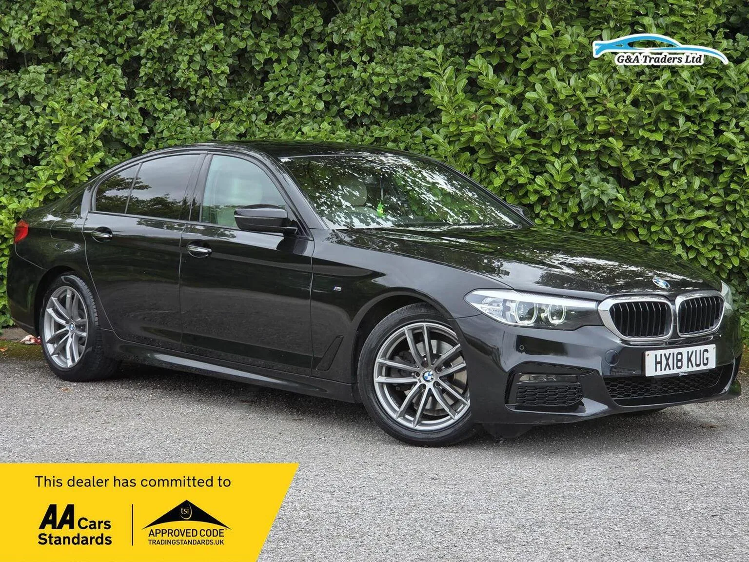 2018 BMW 5 Series 2.0 520d M Sport Auto Euro 6 (s/s) 4dr