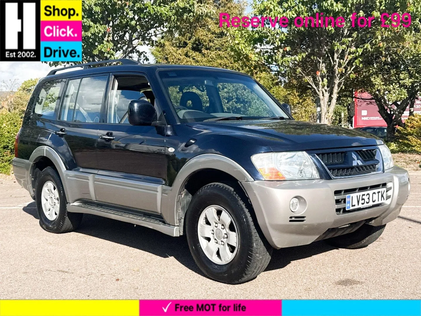 2003 Mitsubishi Shogun 3.5 V6 Elegance SUV 5dr Petrol Automatic (339 g/km, 200 bhp)