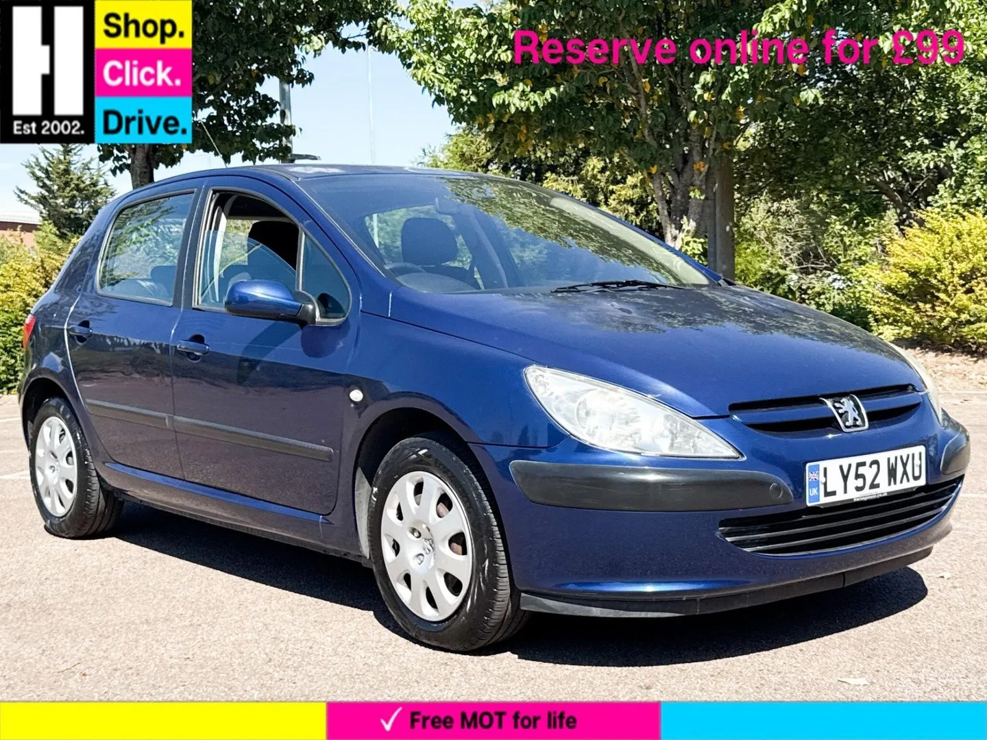 2003 Peugeot 307 1.6 16v LX Hatchback 5dr Petrol Automatic (189 g/km, 110 bhp)