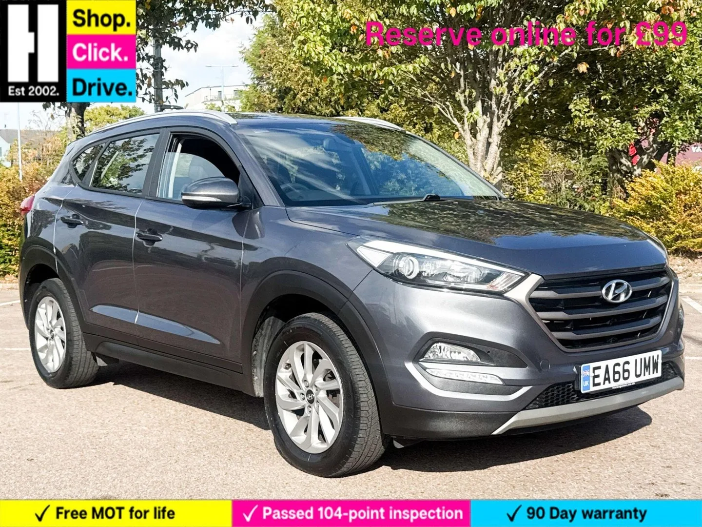 2016 Hyundai TUCSON 1.6 GDi Blue Drive SE Nav SUV 5dr Petrol Manual Euro 6 (s/s) (132 ps)