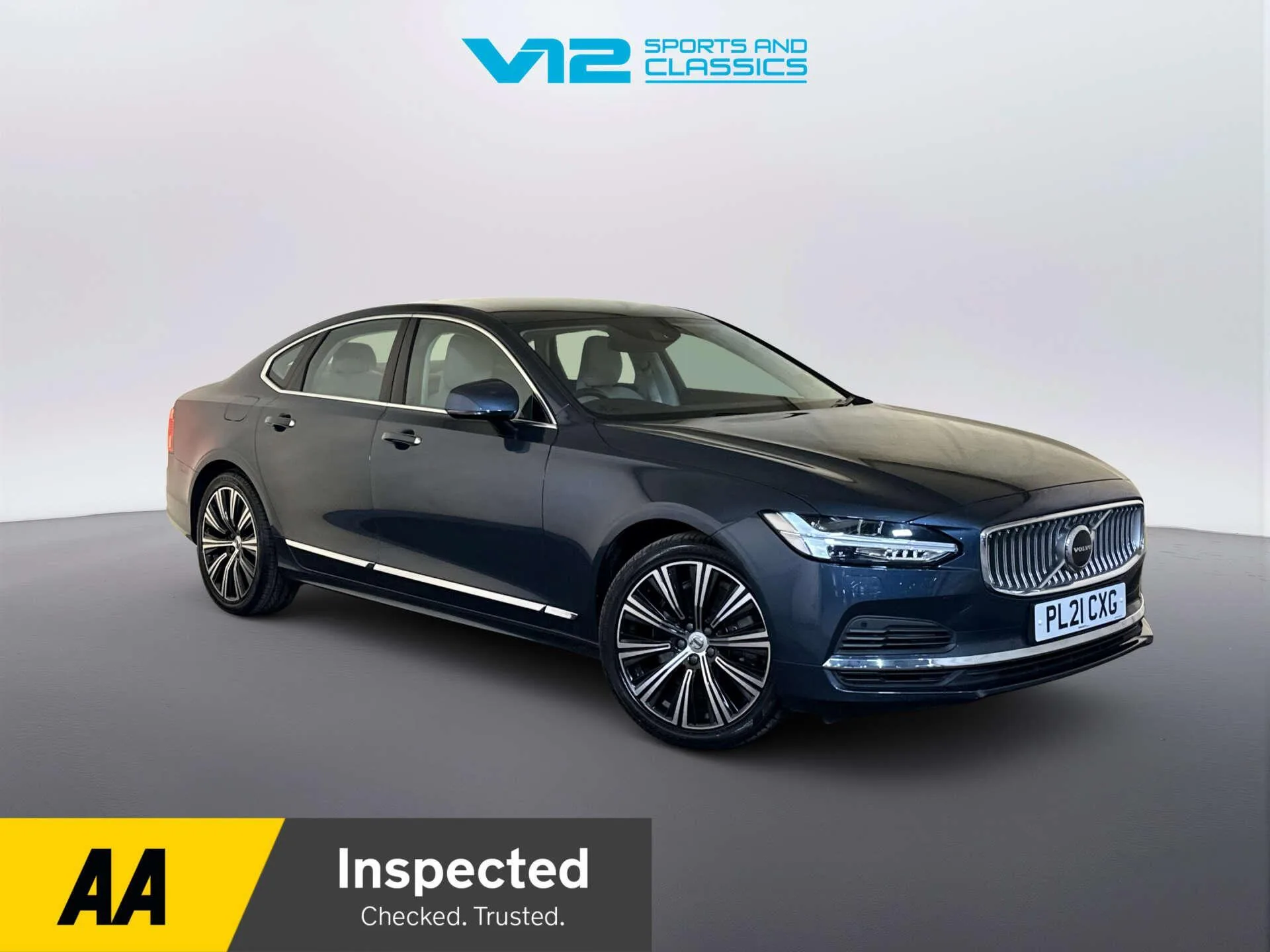2021 Volvo S90 2.0h T8 Recharge 11.6kWh Inscription Saloon 4dr Petrol Plug-in Hybrid Auto AWD Euro 6 (s/s) (390 ps)