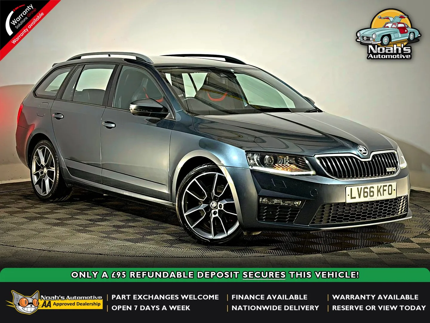 2016 Skoda Octavia VRS 2.0 TDI 4X4 DSG AUTOMATIC