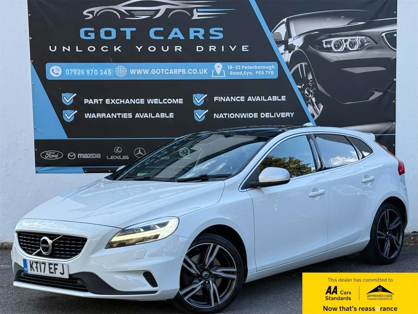 2017 Volvo V40 2.0 D3 R-Design Pro Hatchback 5dr Diesel Auto Euro 6 (s/s) (150 ps)