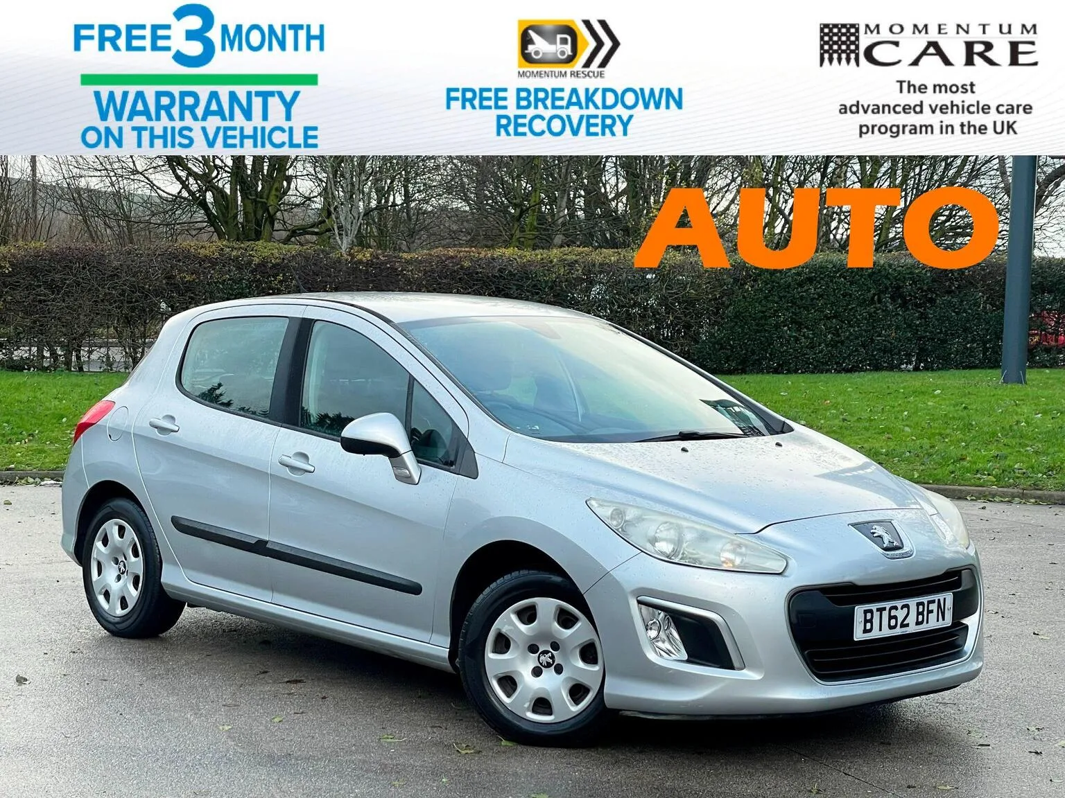 2012 Peugeot 308 1.6 e-HDi Active EGC Euro 5 (s/s) 5dr