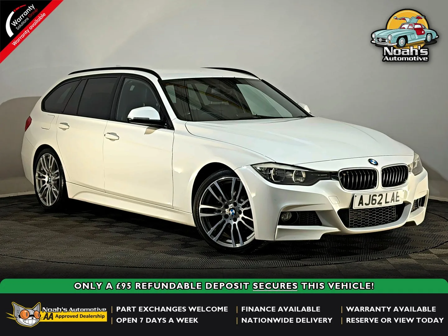 2012 BMW 3 Series 2.0 320d M Sport Touring 5dr Diesel Auto Euro 5 (s/s) (184 ps)