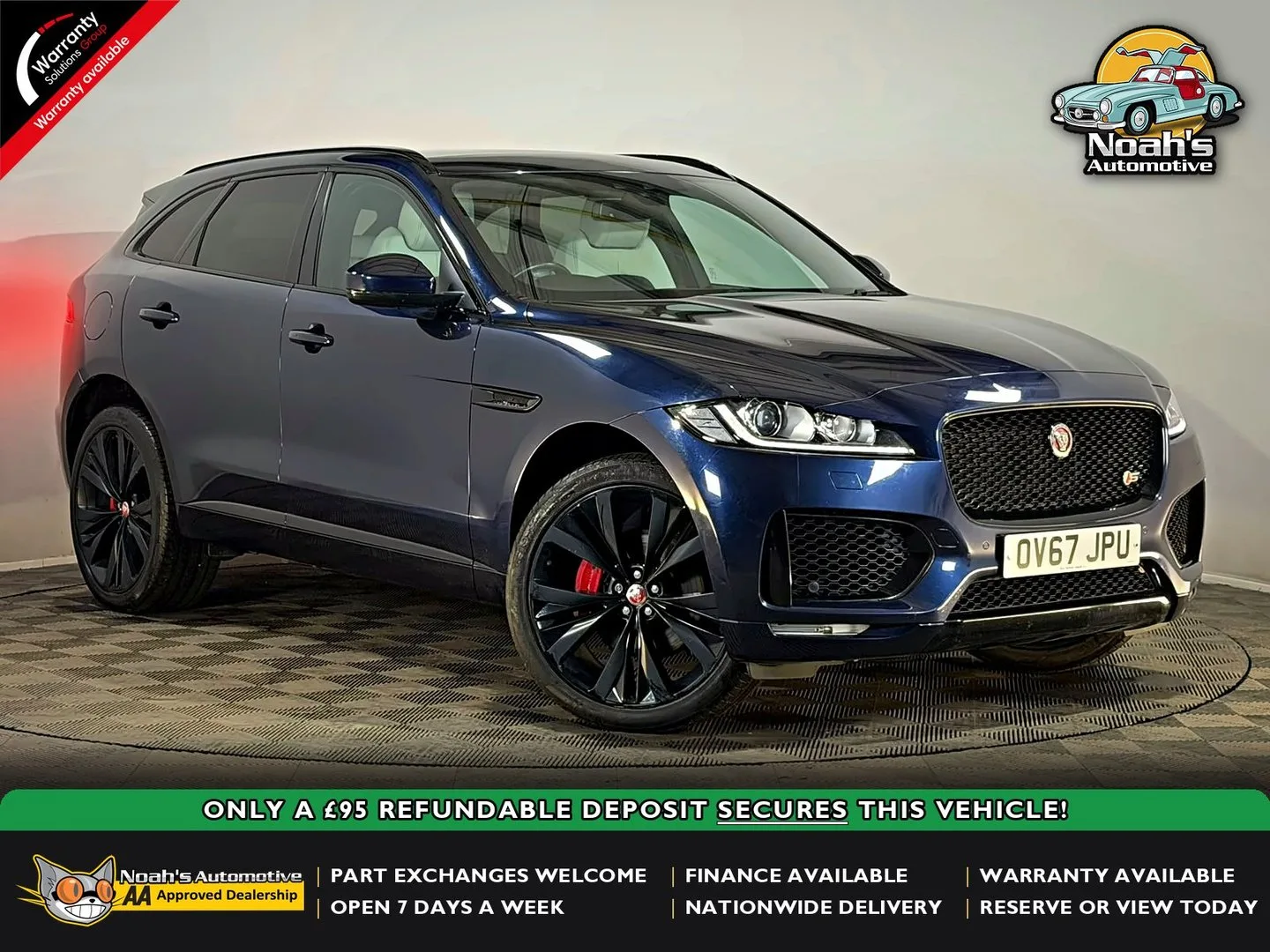 2017 Jaguar F-Pace S 3.0 V6 D300 AWD AUTOMATIC