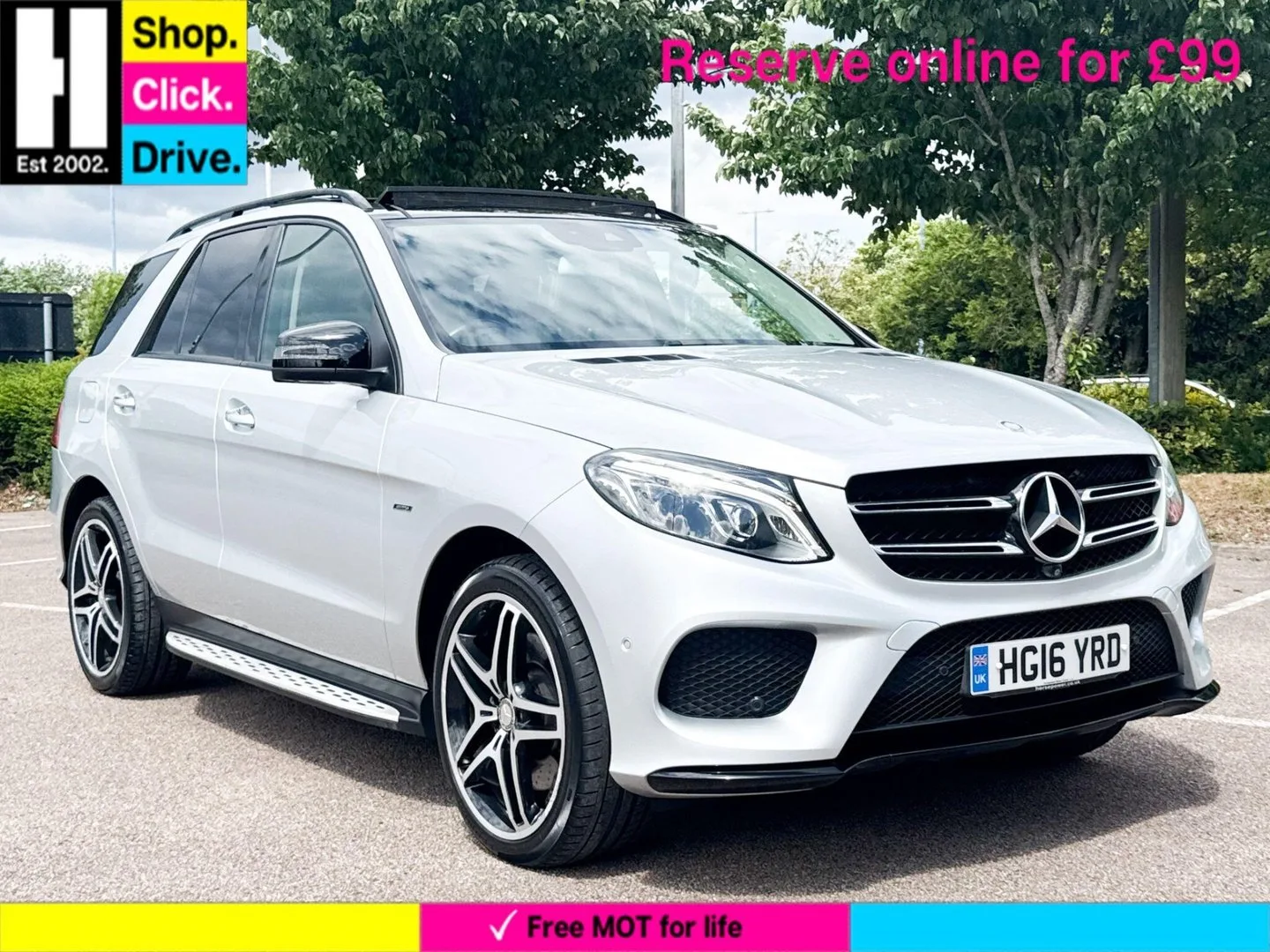 2016 Mercedes-Benz GLE 3.0 GLE450 V6 AMG (Premium Plus) SUV 5dr Petrol G-Tronic 4MATIC Euro 6 (s/s