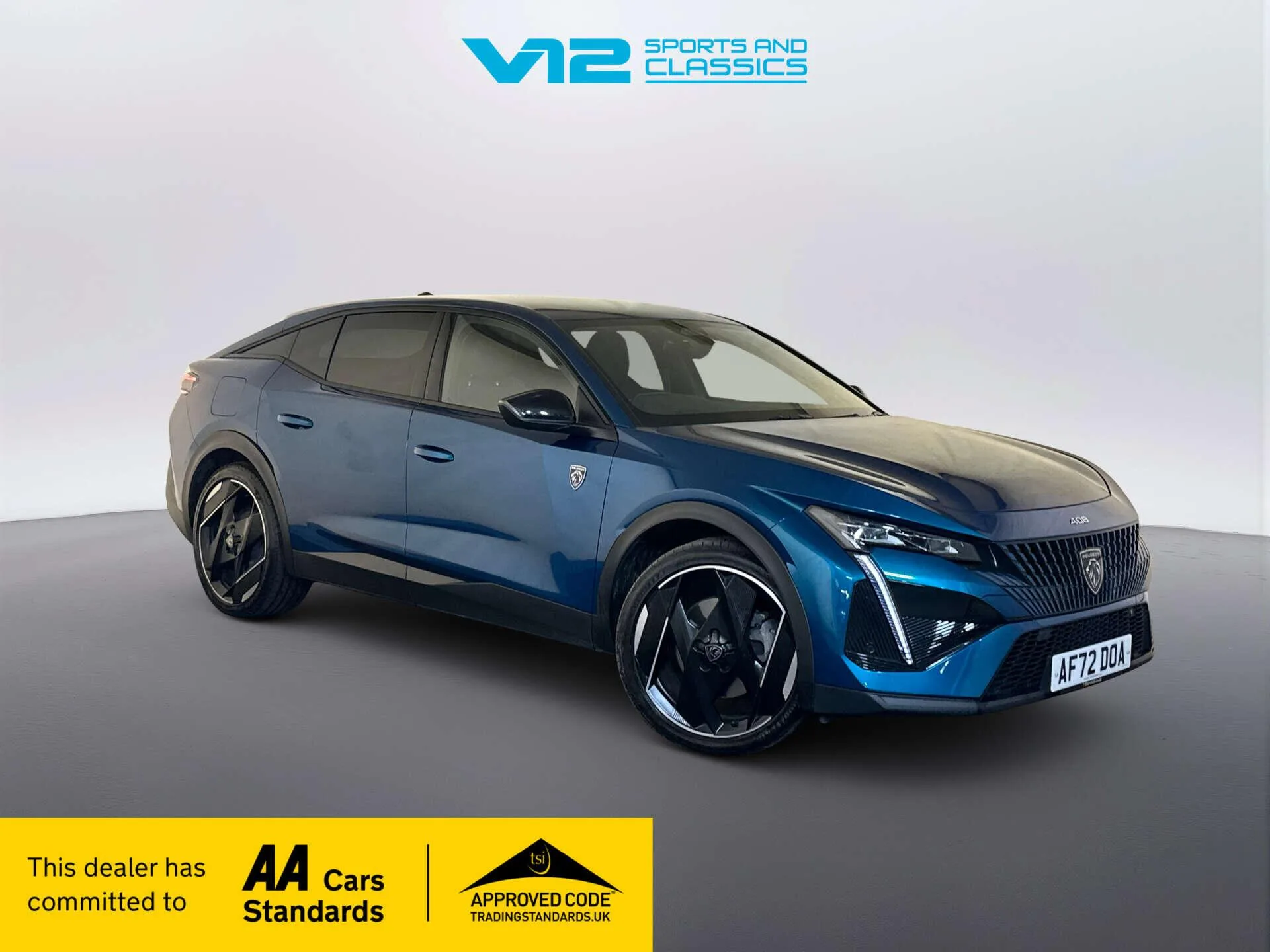 2023 Peugeot 408 1.6 12.4kWh GT Fastback 5dr Petrol Plug-in Hybrid e-EAT Euro 6 (s/s) (225 ps)