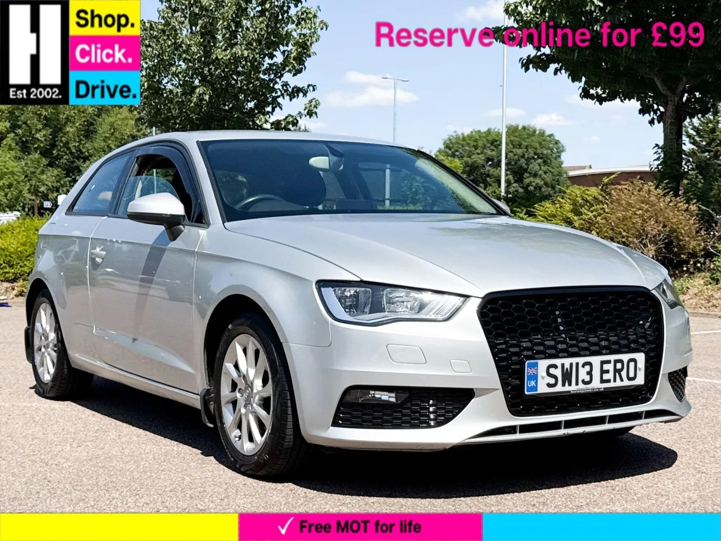 2013 Audi A3 1.4 TFSI SE Hatchback 3dr Petrol Manual Euro 5 (s/s) (122 ps)