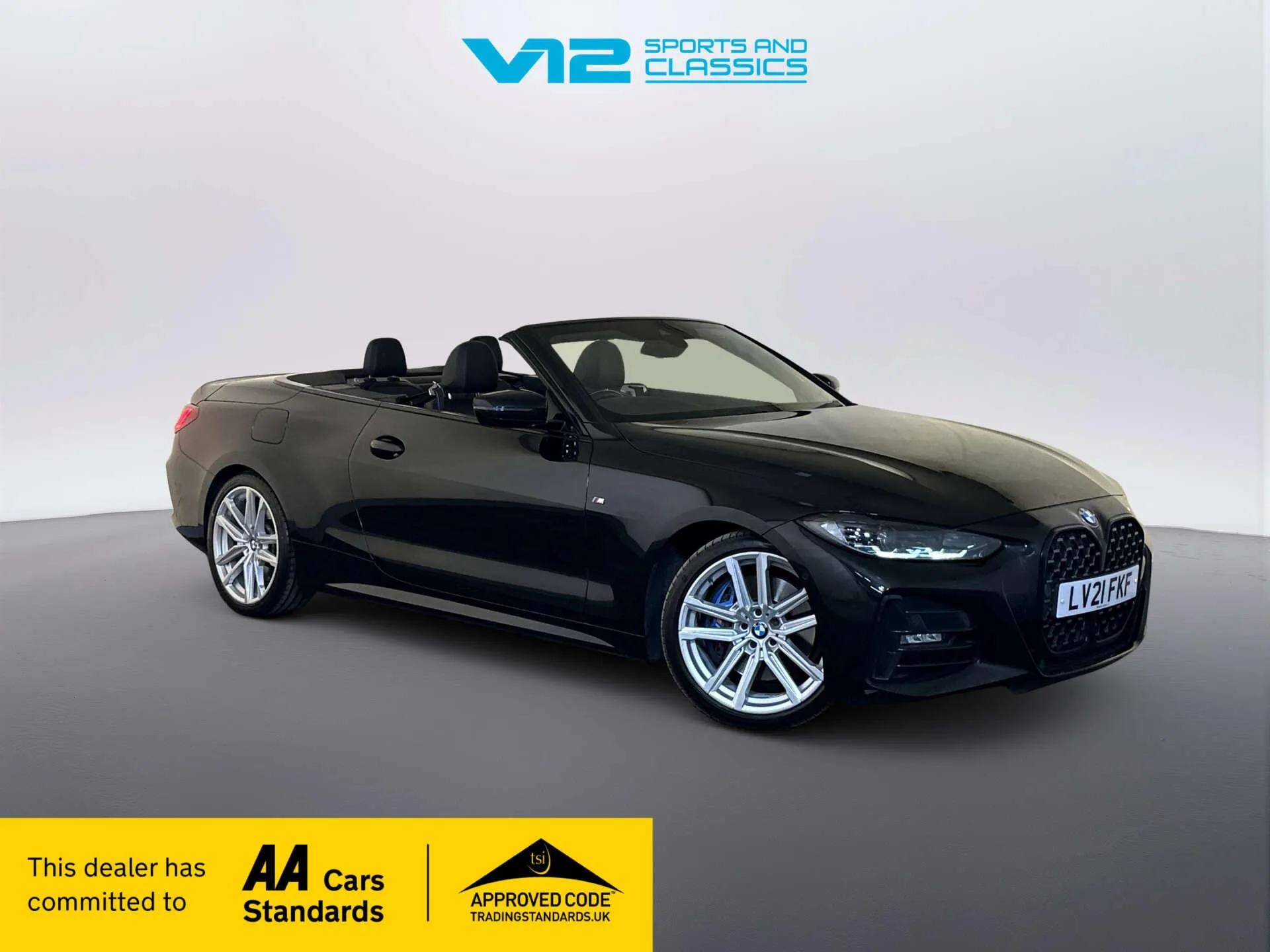2021 BMW 4 Series 2.0 420i M Sport Convertible 2dr Petrol Auto Euro 6 (s/s) (184 ps)