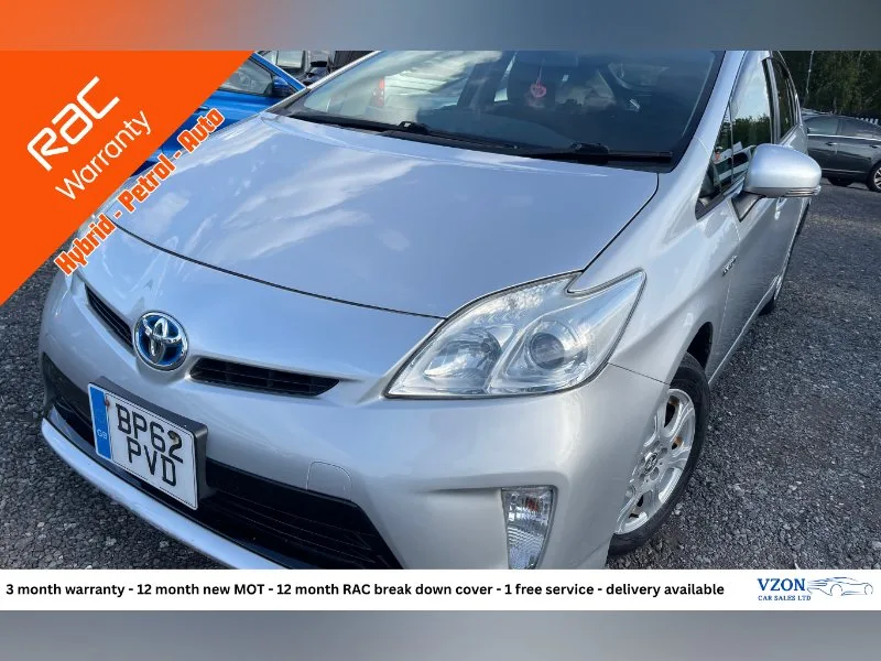 2013 Toyota Prius 1.5 Saloon 4dr Petrol Hybrid CVT (120 g/km, 70 bhp)