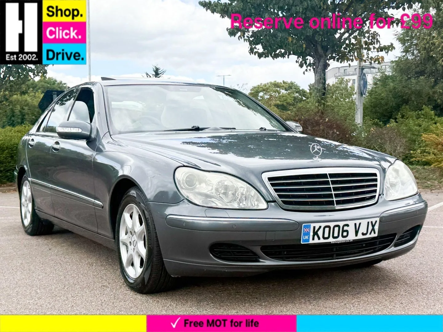 2006 Mercedes-Benz S Class 3.2 S320 CDI SE Saloon 4dr Diesel Automatic (209 g/km, 204 bhp)