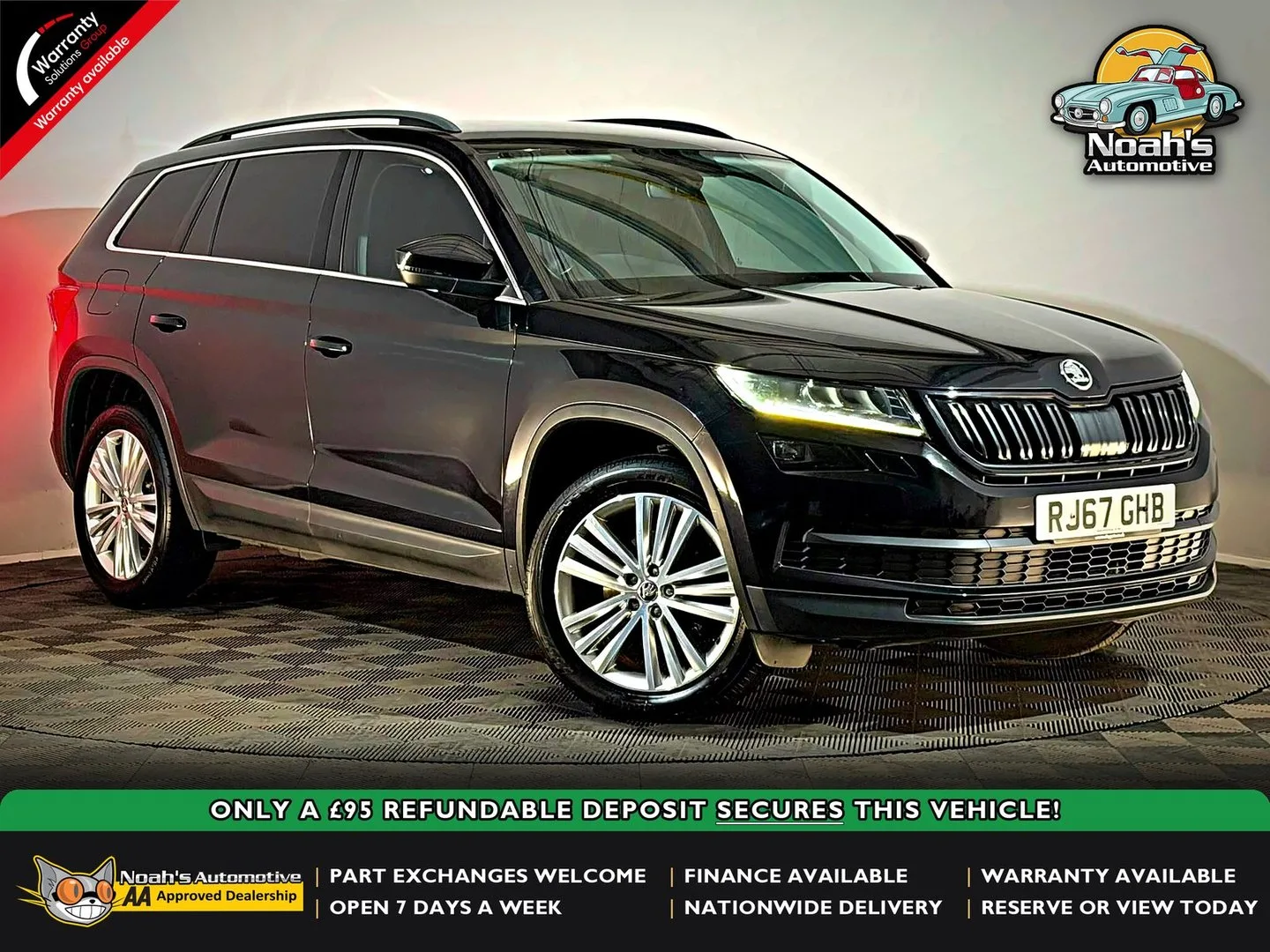 2017 Skoda Kodiaq SE L 2.0 TDI DSG AUTOMATIC 7 SEATER