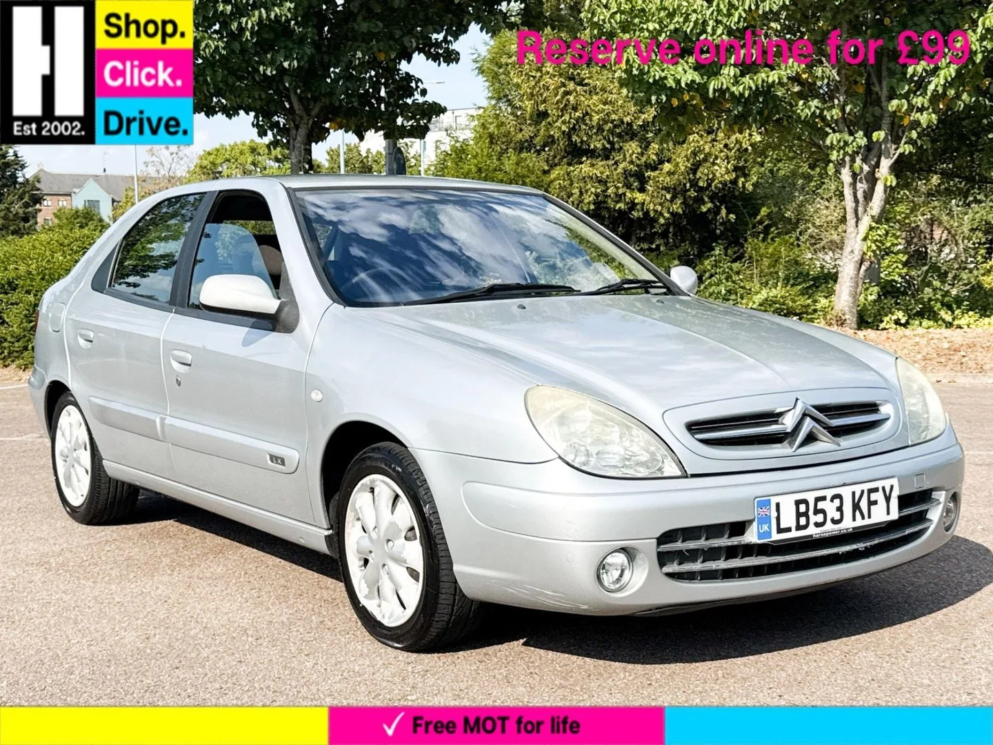 2004 Citroen Xsara 1.4 HDi LX Hatchback 5dr Diesel Manual (120 g/km, 70 bhp)