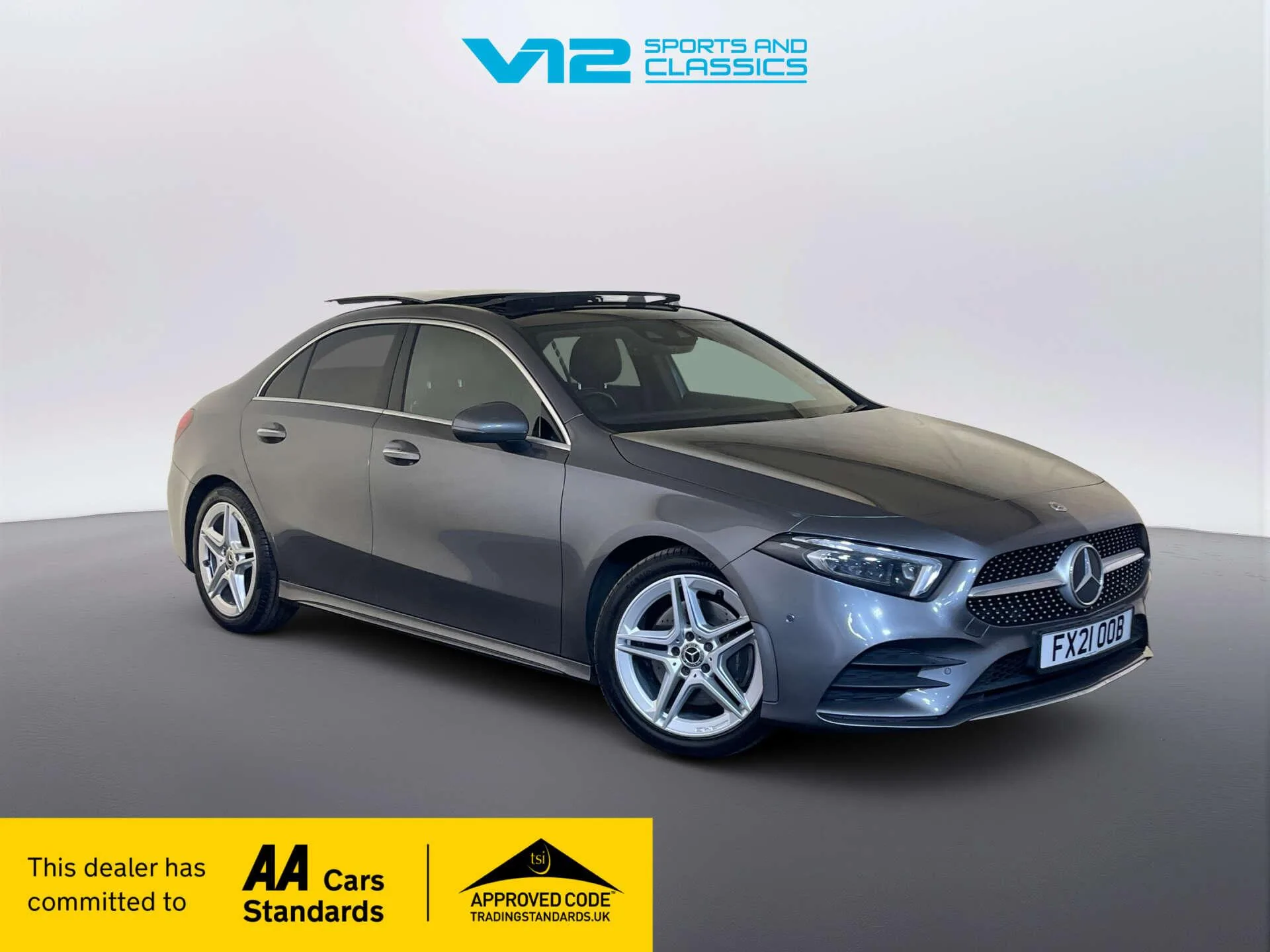 2021 Mercedes-Benz A Class 2.0 A220d AMG Line (Premium Plus 2) Saloon 4dr Diesel 8G-DCT Euro 6 (s/s) (190 ps)