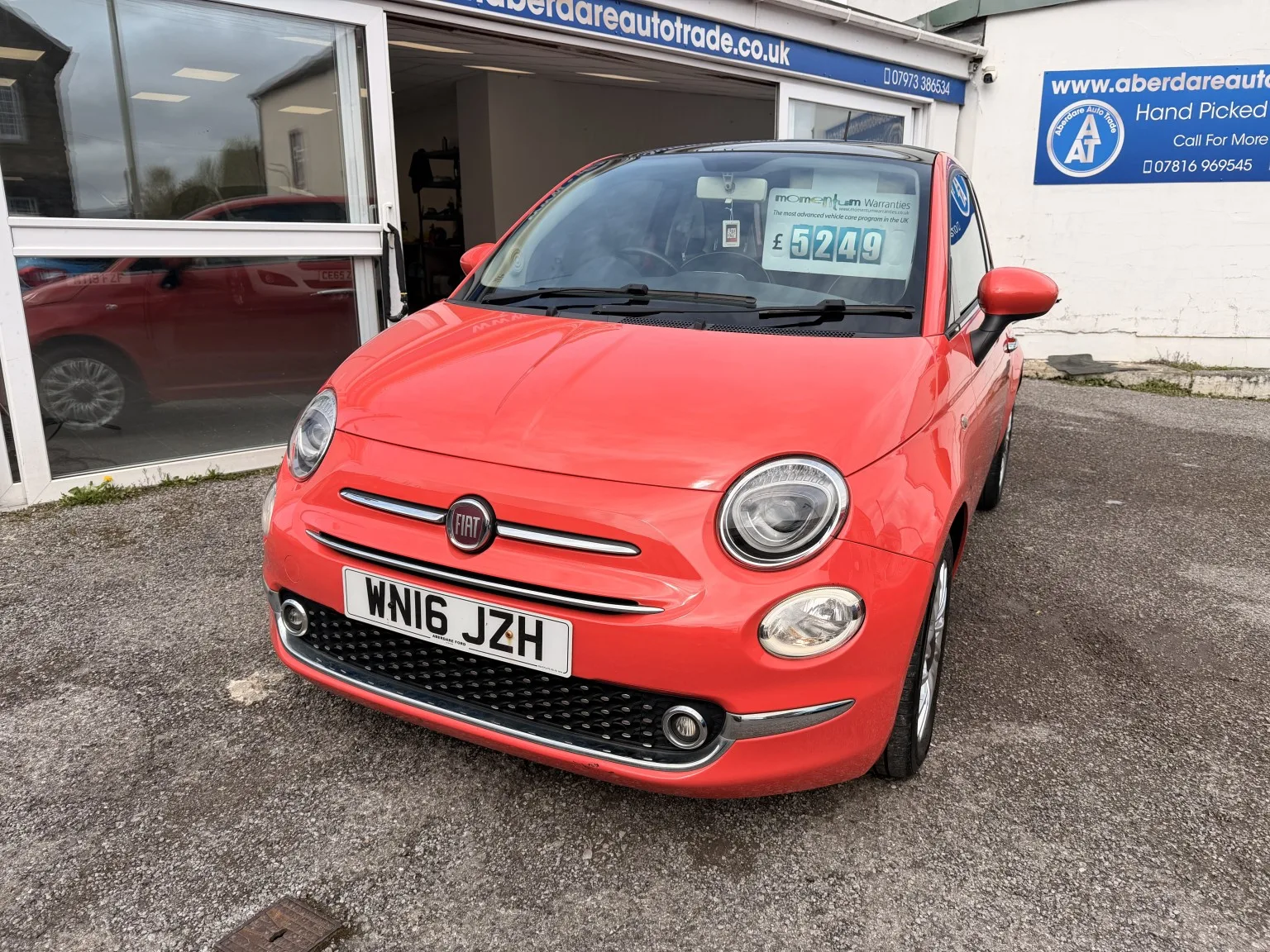 2016 Fiat 500 1.2 500 My17 1.2 69hp Lounge