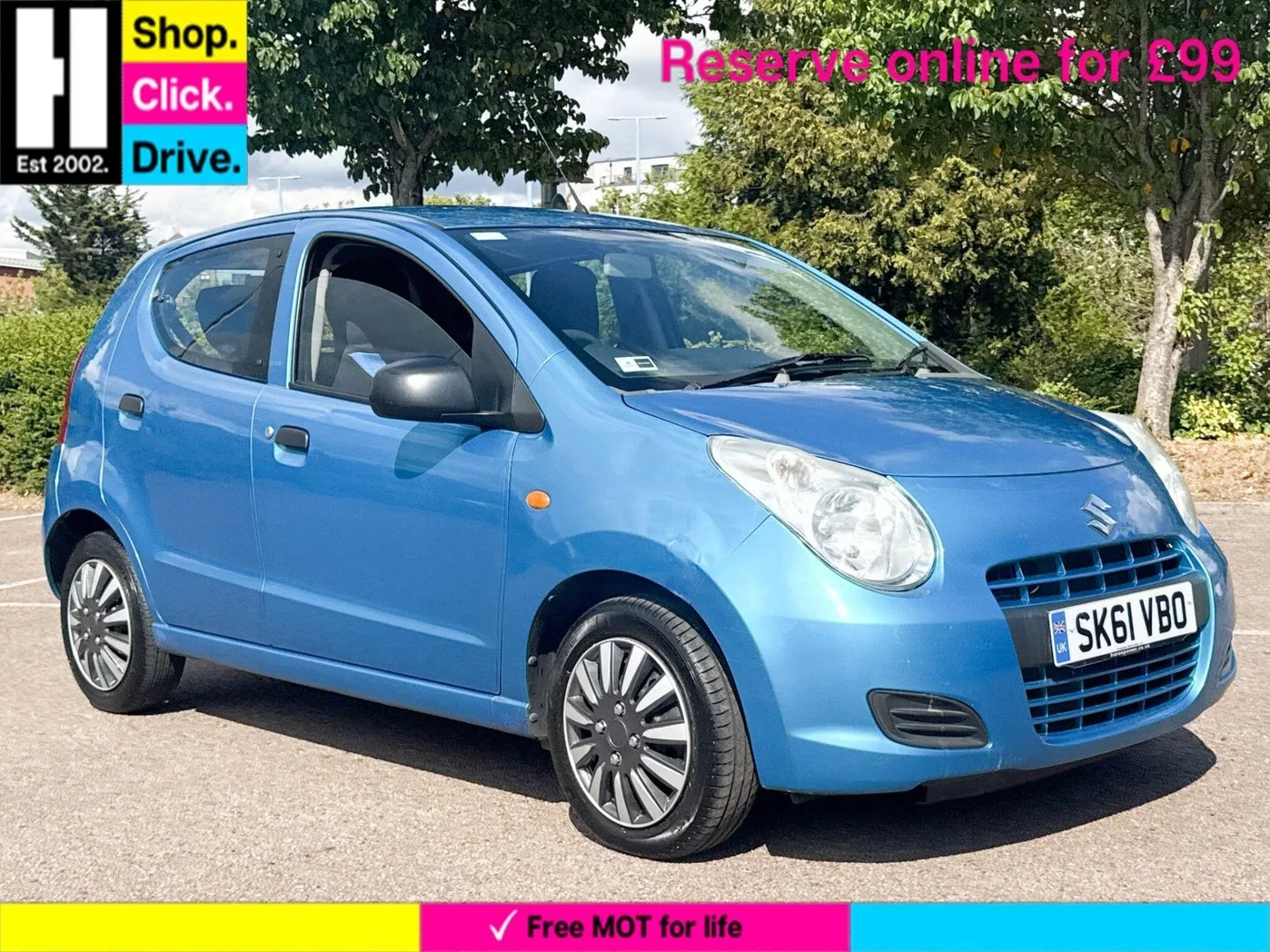2011 Suzuki Alto 1.0 12V SZ2 Hatchback 5dr Petrol Manual Euro 5 (68 ps)
