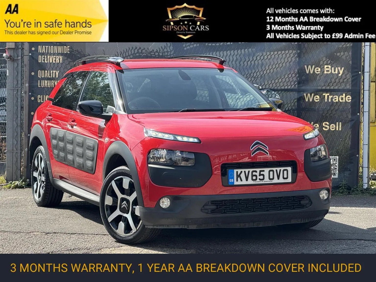 2015 Citroen C4 Cactus 1.6 BlueHDi Flair Euro 6 (s/s) 5dr