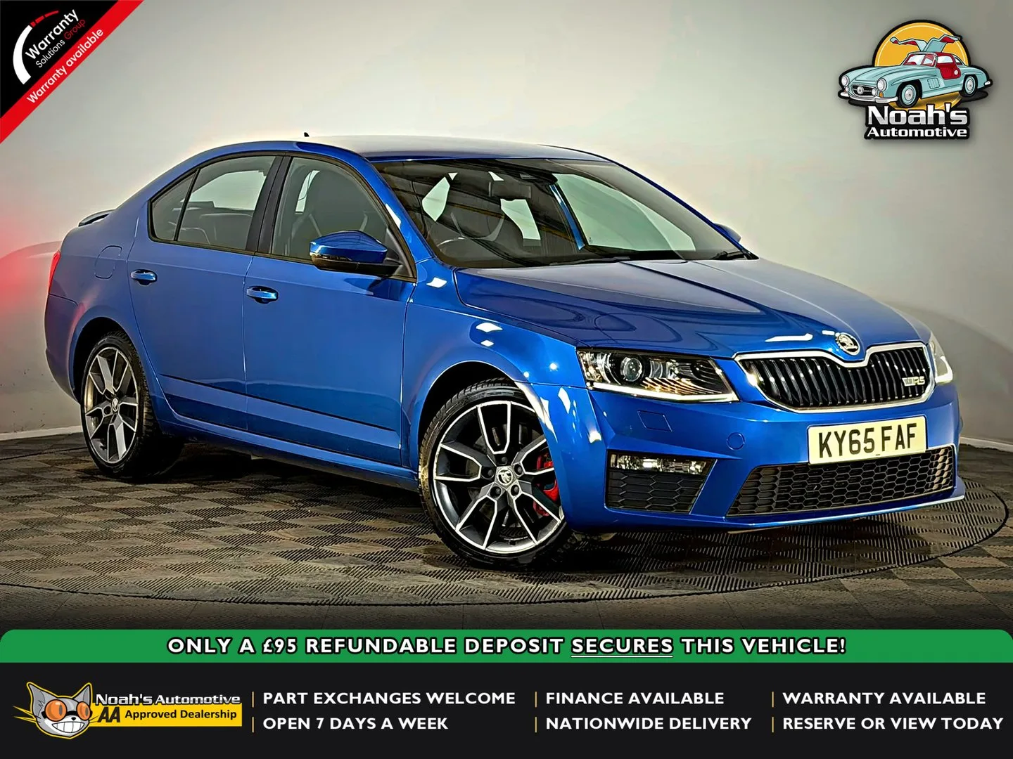 2015 Skoda Octavia VRS TDI AUTOMATIC