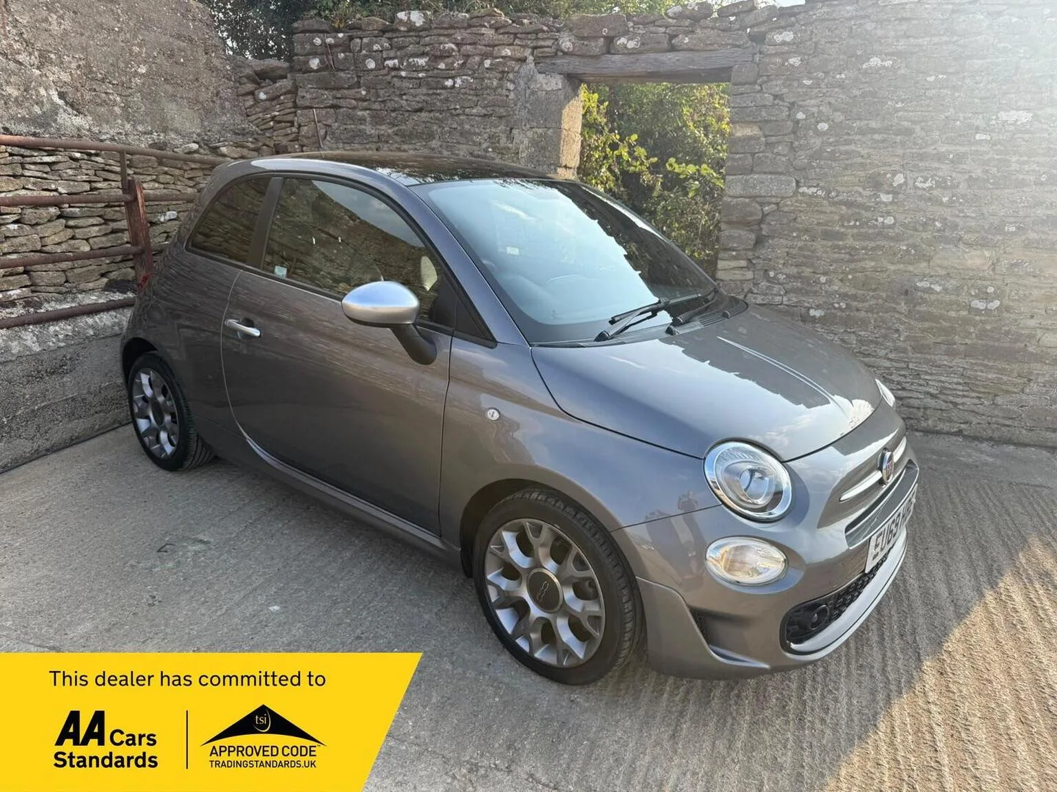 2019 Fiat 500 1.2 Rock Star Euro 6 (s/s) 3dr