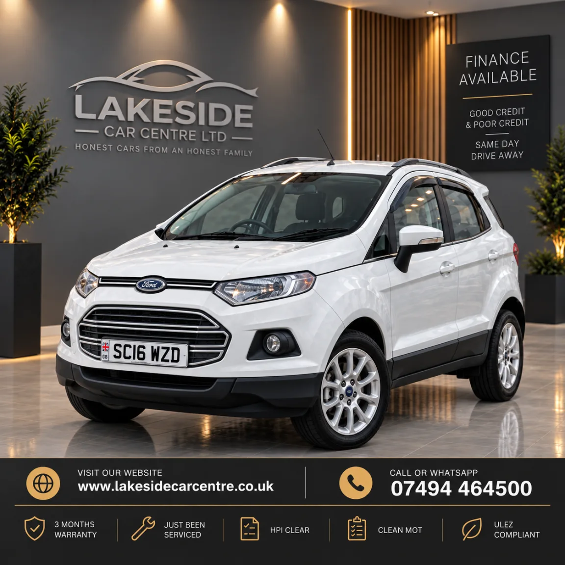 2016 Ford Ecosport 1.5 Zetec