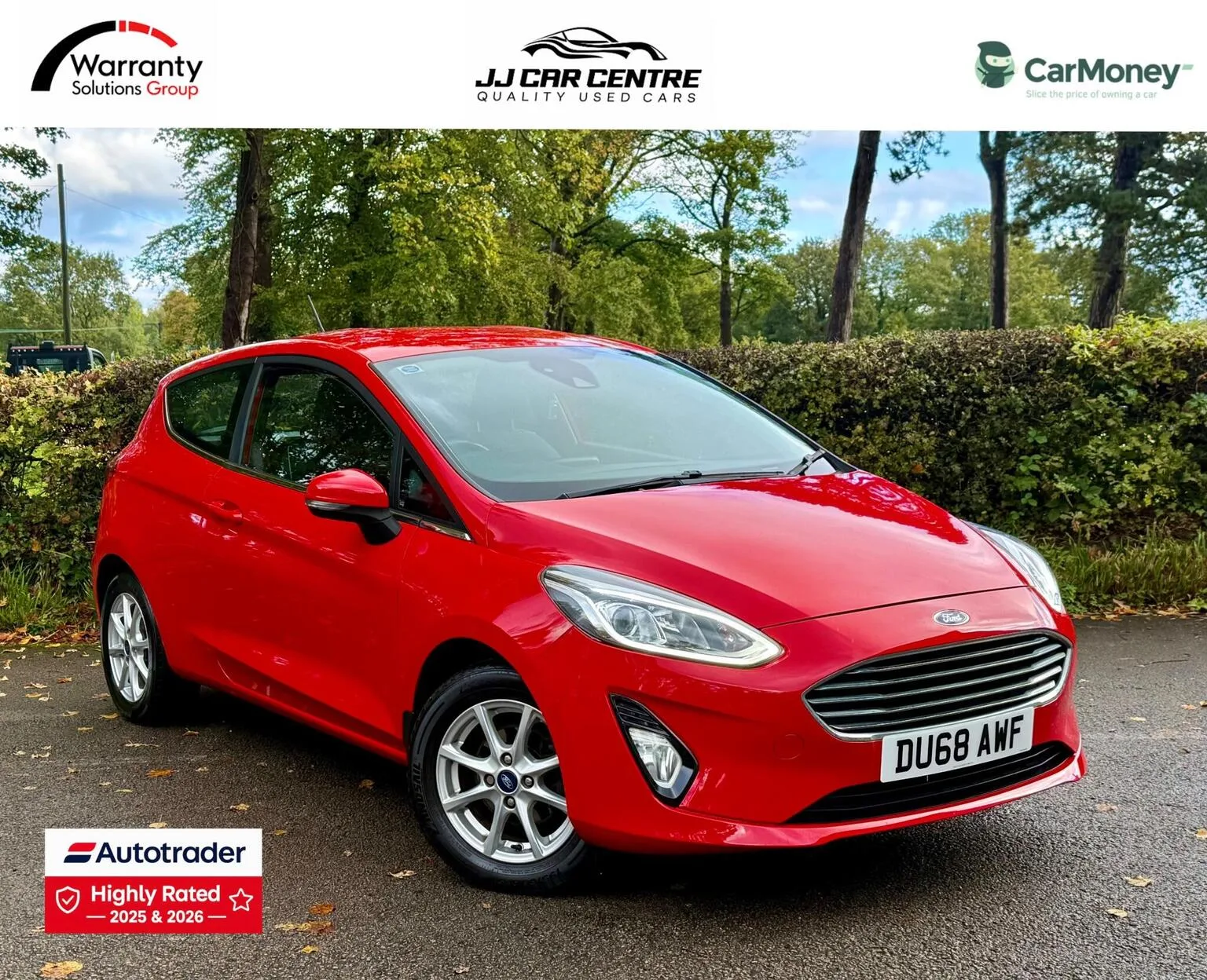 2018 Ford Fiesta 1.0T EcoBoost Zetec Euro 6 (s/s) 3dr