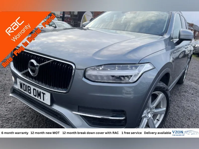 2018 Volvo XC90 2.0h T8 Twin Engine 10.4kWh Momentum SUV 5dr Petrol Plug-in Hybrid Auto 4WD Euro 6 (s/s) (390 ps)