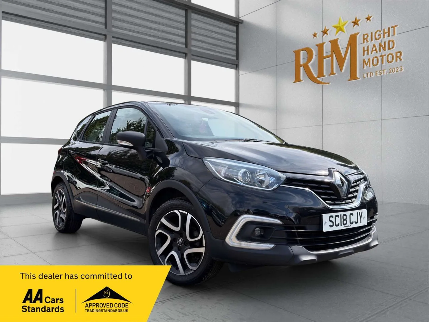 2018 Renault Captur 0.9 TCe ENERGY Dynamique Nav SUV 5dr Petrol Manual Euro 6 (s/s) (90 ps)