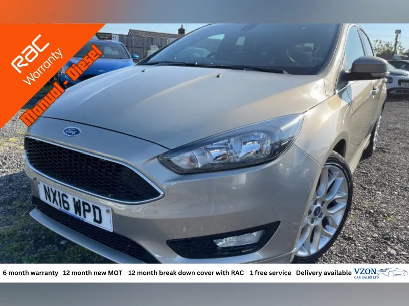 2016 Ford Focus 1.5 TDCi Zetec S Hatchback 5dr Diesel Manual Euro 6 (s/s) (120 ps)
