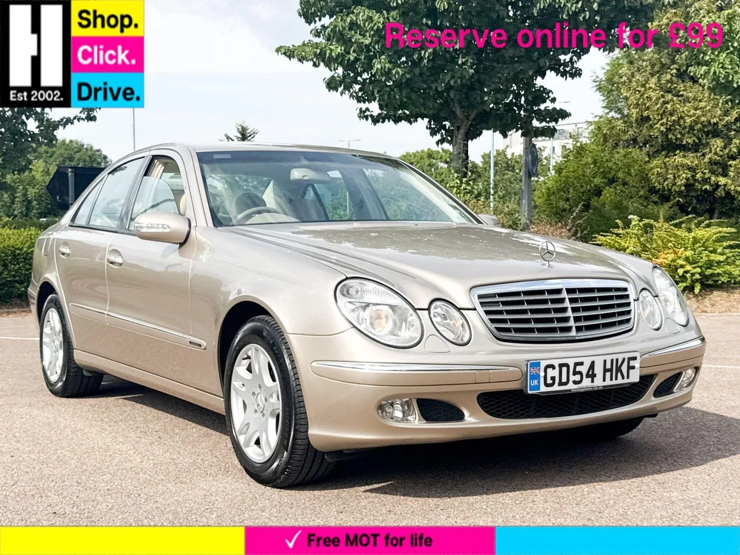 2005 Mercedes-Benz E Class 2.6 E240 Elegance Saloon 4dr Petrol Automatic (247 g/km, 177 bhp)