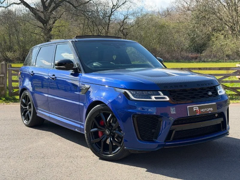 2020 (20) Land Rover Range Rover Sport 5.0 P575 V8 GPF SVR SUV 5dr Petrol Auto 4WD Euro 6 (s/s) (575 ps)