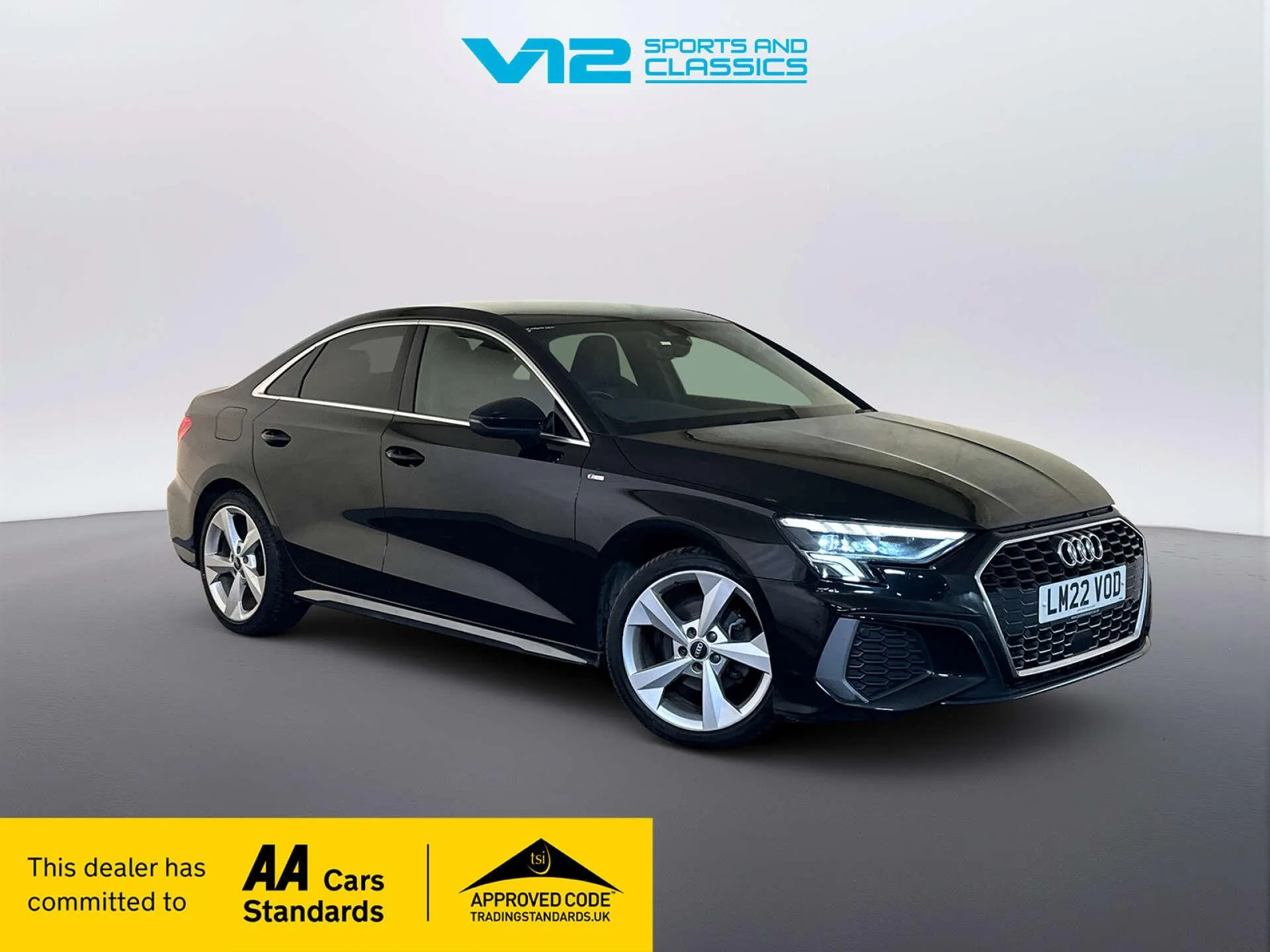 2022 Audi A3 1.0 TFSI 30 S line Saloon 4dr Petrol S Tronic Euro 6 (s/s) (110 ps)
