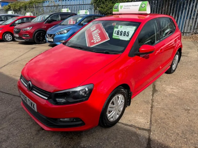 2016 Volkswagen Polo 1.0 BlueMotion Tech S Euro 6 (s/s) 5dr (A/C)